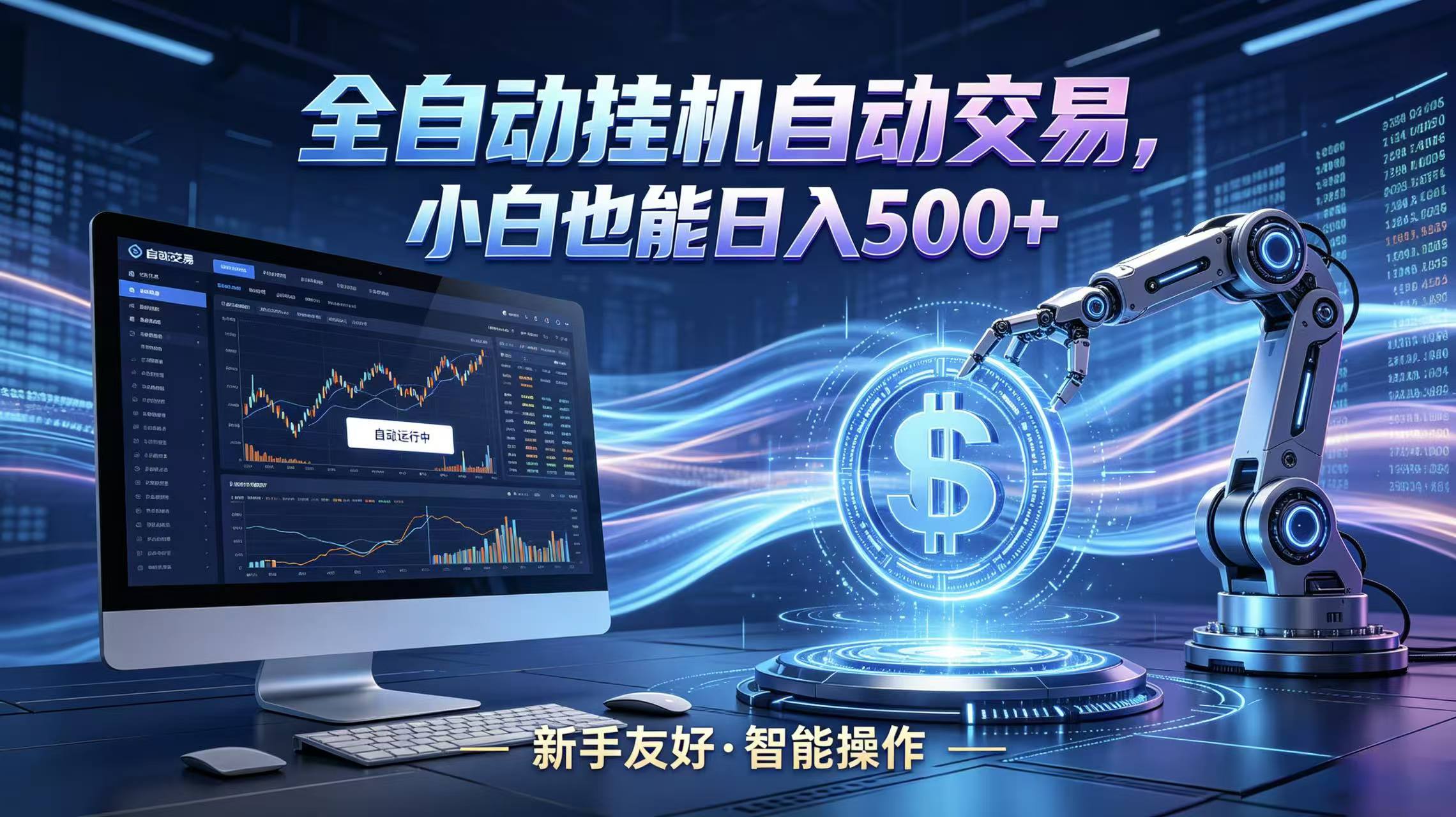 全新智能化交易助手，傻瓜式操作，小白也能快速上手，轻松实现日入500+-星空网创资源