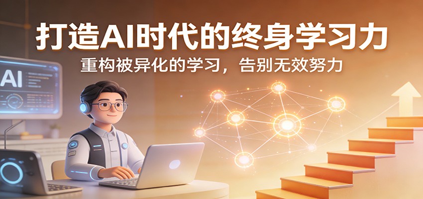 打造AI时代的终身学习力：重构被异化的学习，告别无效努力-星空网创资源