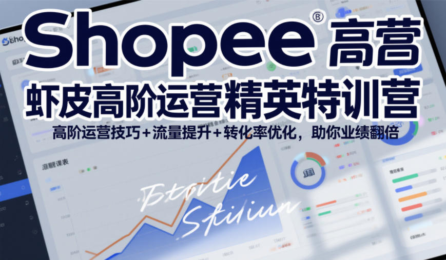 Shopee虾皮高阶运营精英特训营,高阶运营技巧+流量提升+转化率优化,助你业绩翻倍 Shopee虾皮高阶运营精英特训营,高阶运营技巧+流量提升+转化率优化,助你业绩翻倍
