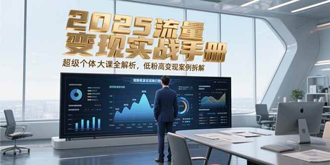2025流量变现实战手册,超级个体大课全解析,低粉高变现案例拆解-星空网创资源