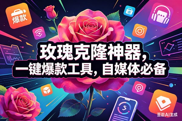 (18246期)玫瑰克隆神器,一键爆款工具,自媒体必备,50多个功能的教程-星空网创资源
