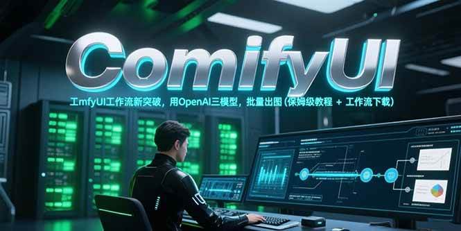 ComfyUI工作流新突破,用OpenAI三模型,批量出图(保姆级教程+工作流下载)-星空网创资源