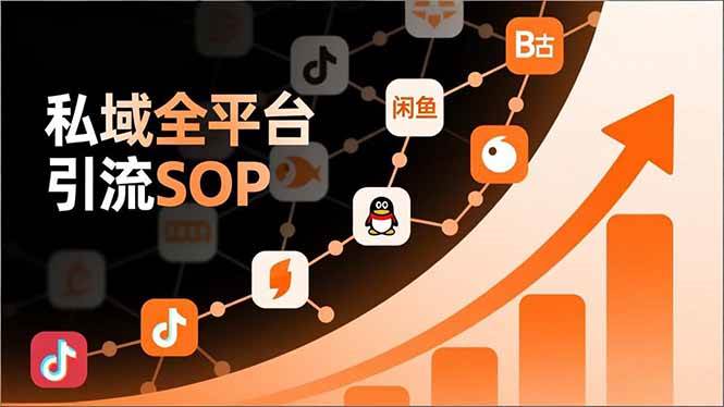 (16994期)私域全平台引流SOP,抖音/快手/小红书/微信/QQ/B站/闲鱼等,技术合集,高效转化公域流量 (16994期)私域全平台引流SOP,抖音/快手/小红书/微信/QQ/B站/闲鱼等,技术合集,高效转化公域流量