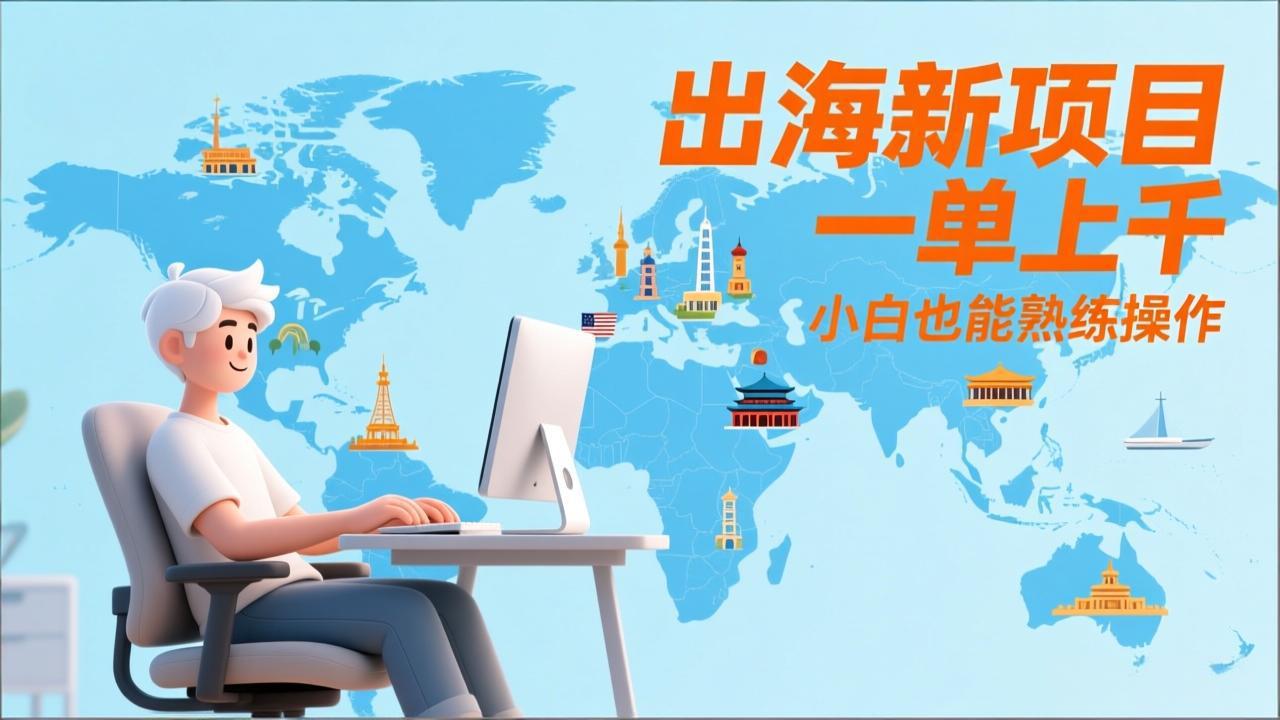 出海新项目,一单上千,小白也能熟练操作-星空网创资源