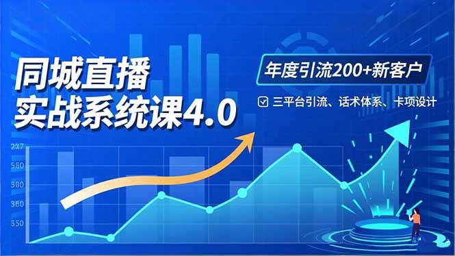 （16708期）实体店直播实战班4.0，三平台引流、话术体系、卡项设计，年度引流200客月增10万-星空网创资源
