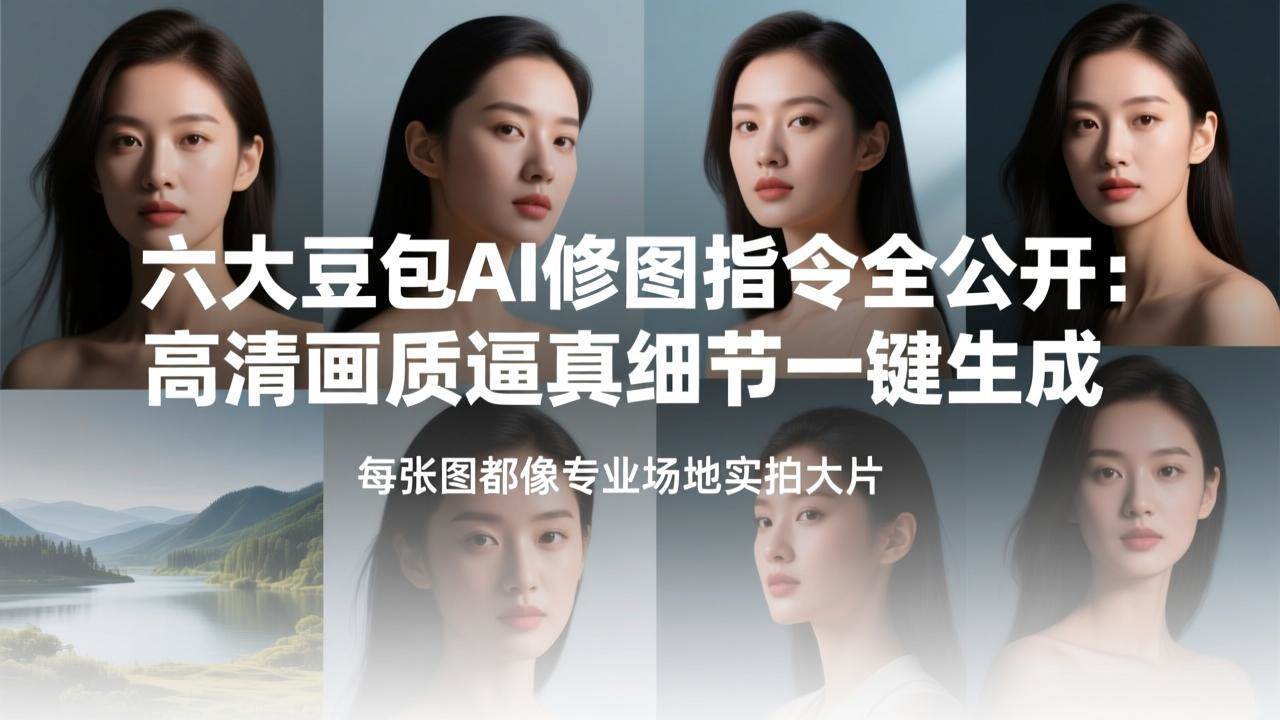 (17481期)六大豆包AI修图指令全公开:高清画质逼真细节一键生成,每张图都像专业场地实拍大片 (17481期)六大豆包AI修图指令全公开:高清画质逼真细节一键生成,每张图都像专业场地实拍大片