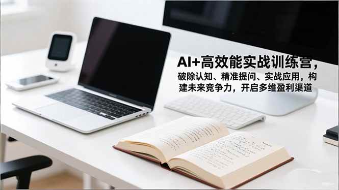 （16635期）AI+高效能实战训练营，破除认知、精准提问、实战应用，构建未来竞争力，开启多维盈利渠道-星空网创资源