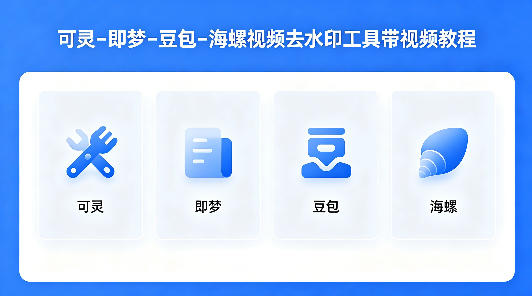 可灵–即梦–豆包–海螺视频去水印工具带视频教程-星空网创资源