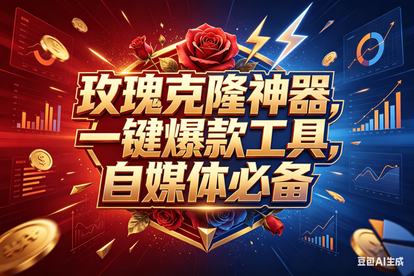 （18190期）玫瑰克隆，一键爆款工具，ai智能体，自媒体神器，50多个功能的教程-星空网创资源