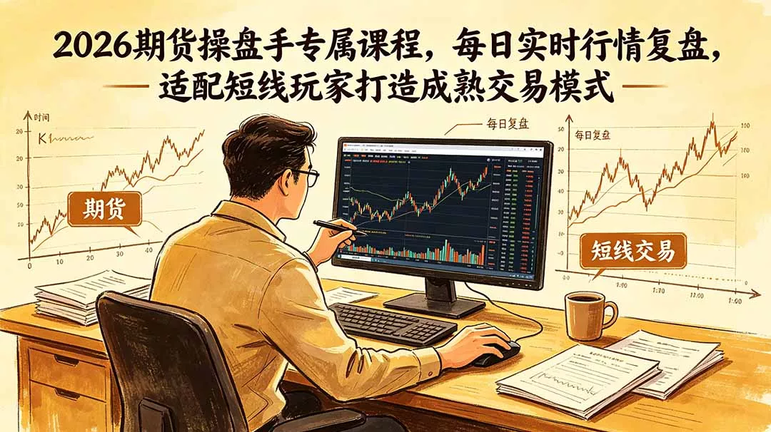 2026期货操盘手专属课程-更新6月，每日实时行情复盘，适配短线玩家打造成熟交易模式-星空网创资源