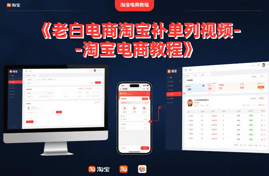 老白电商淘宝补单系列视频-淘宝电商教程 老白电商淘宝补单系列视频-淘宝电商教程