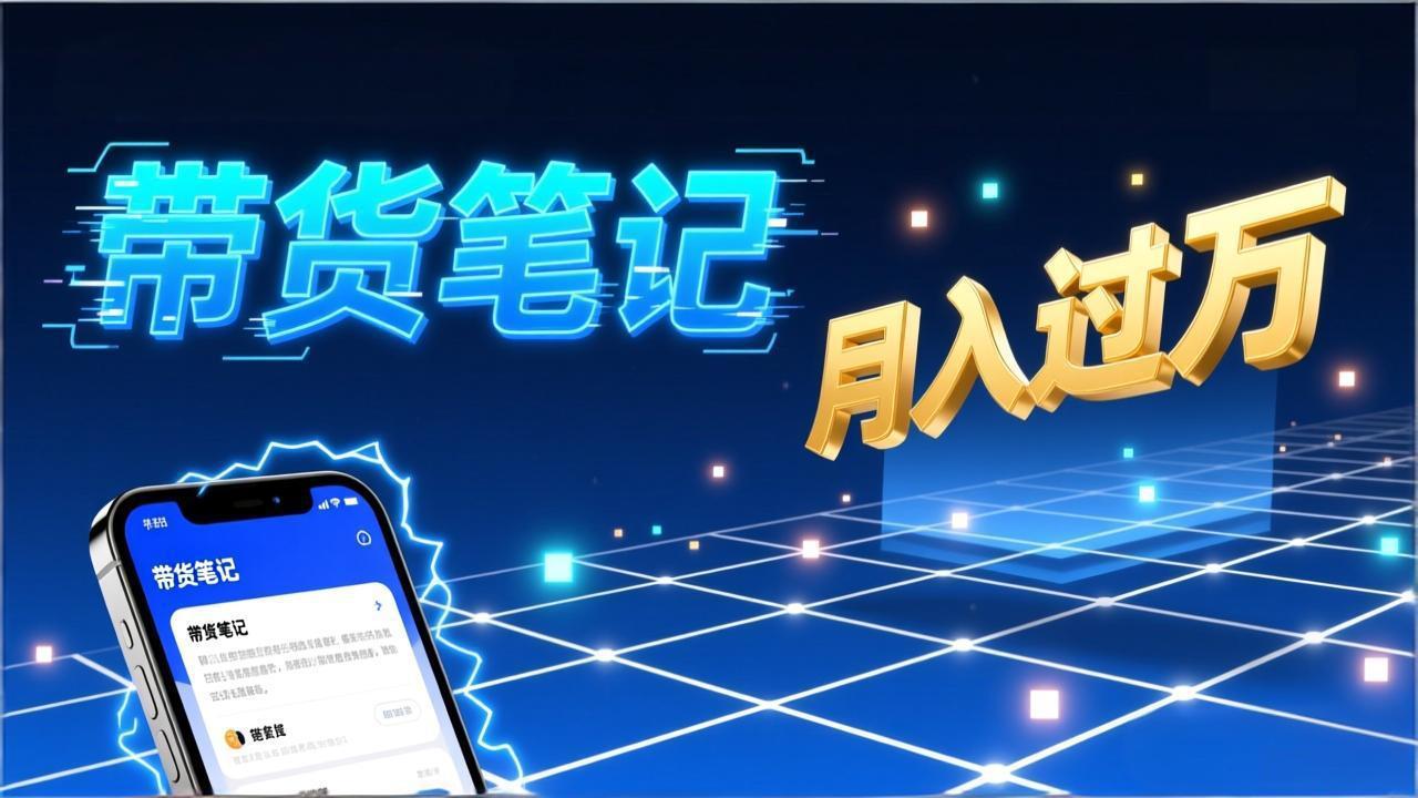 小红书爆款笔记带货实战:拆解封面标题正文全要素,手把手教你单篇笔记带货月入过万-星空网创资源