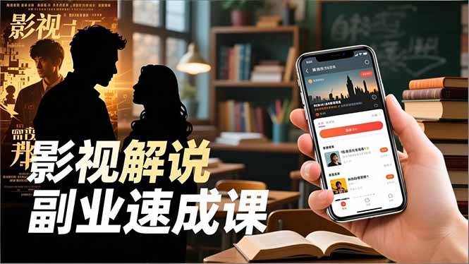 （16740期）Tk影视解说副业速成课，软件安装、全流程实操、爆款预设，新手两周变现-星空网创资源