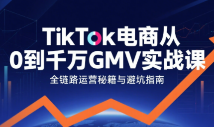 三千老师·TikTok电商从0到千万GMV实战课(更新)-星空网创资源