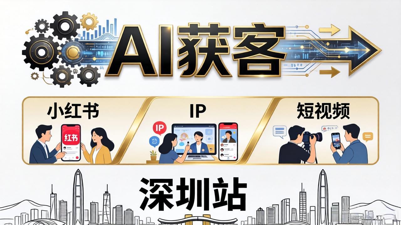 2026AI获客大课深圳站:4月17日-19日3天2夜拆透小红书+IP+短视频,老板操盘手必来 2026AI获客大课深圳站:4月17日-19日3天2夜拆透小红书+IP+短视频,老板操盘手必来