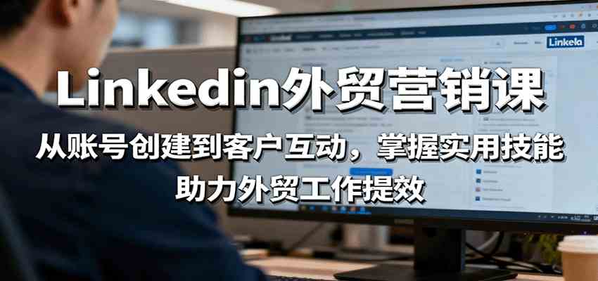 LinkedIn外贸营销课:从账号创建到客户互动,掌握实用技能,助力外贸工作提效-星空网创资源