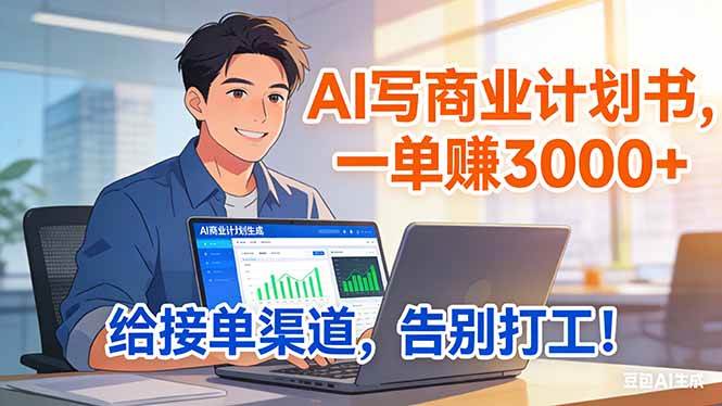 (17248期)靠 AI 写商业计划书,一单赚 3000+,给专属接单渠道,越做越稳,告别打工 (17248期)靠 AI 写商业计划书,一单赚 3000+,给专属接单渠道,越做越稳,告别打工