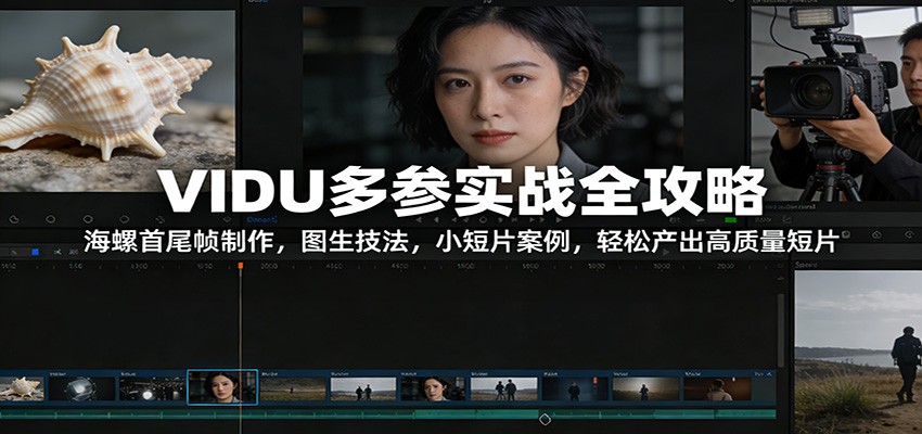 VIDU多参实战全攻略：海螺首尾帧制作，图生技法，小短片案例，轻松产出高质量短片-星空网创资源