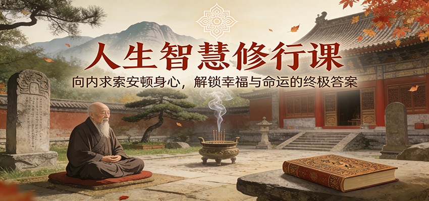 人生智慧修行课：向内求索安顿身心，解锁幸福与命运的终极答案-星空网创资源