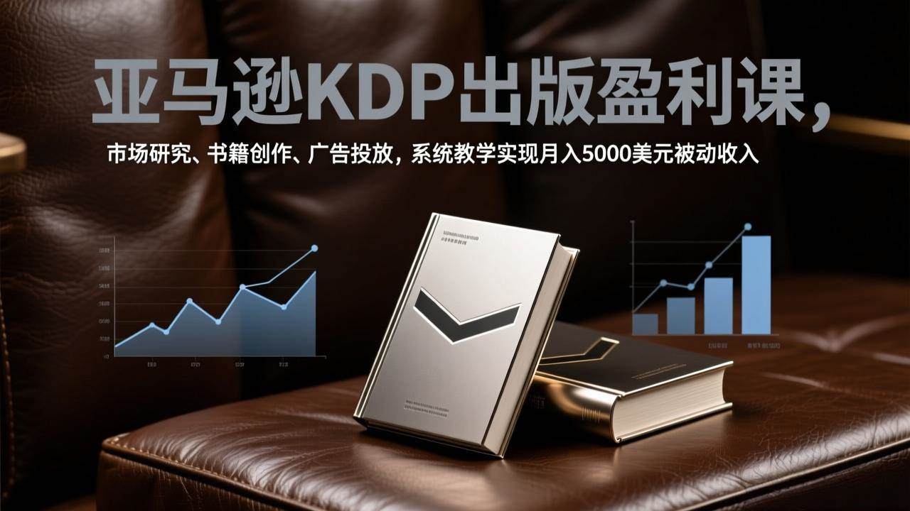 (17295期)亚马逊KDP出版盈利课,市场研究、书籍创作、广告投放,系统教学实现月入5000美元被动收入 (17295期)亚马逊KDP出版盈利课,市场研究、书籍创作、广告投放,系统教学实现月入5000美元被动收入
