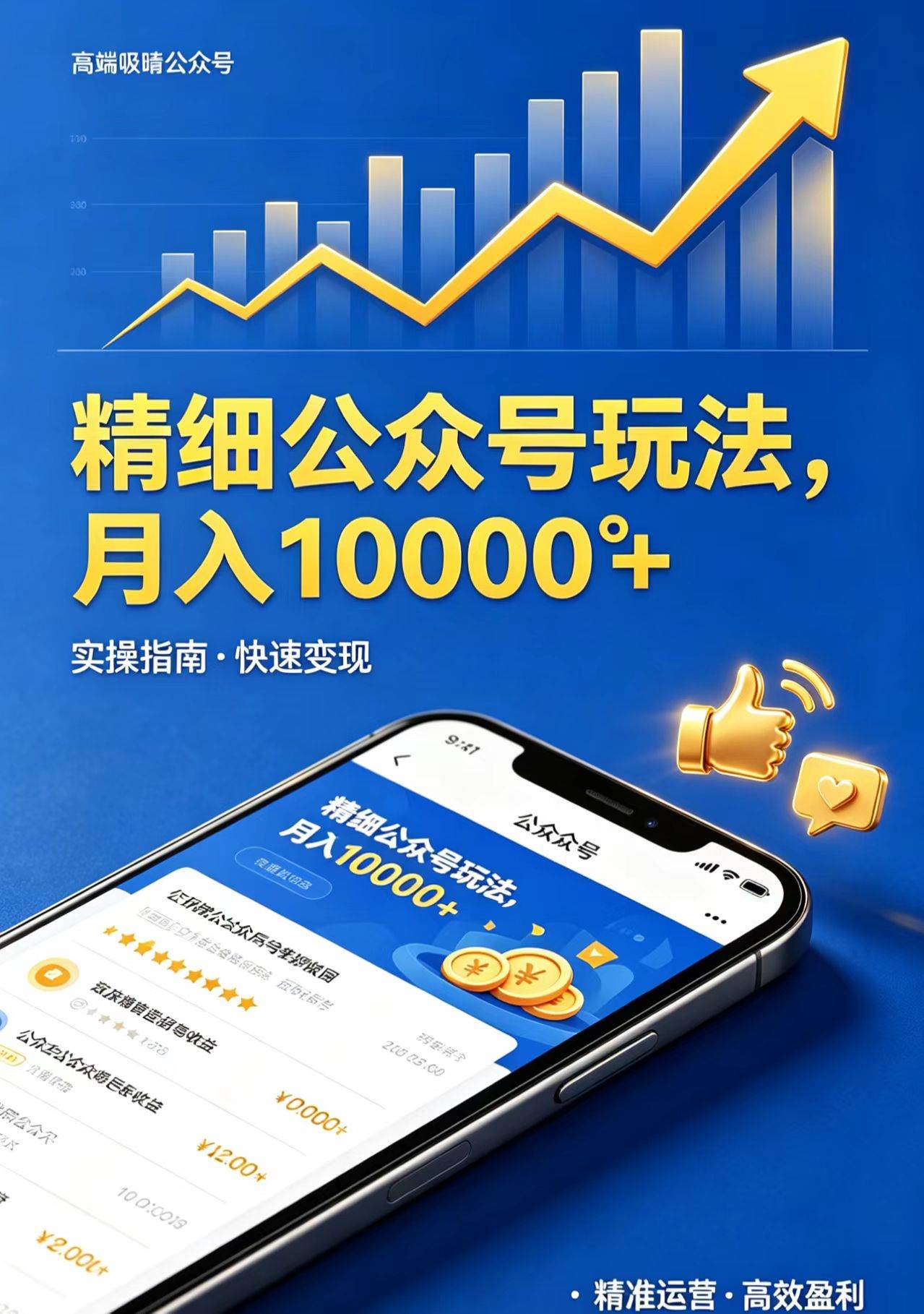 (18283期)精细公众号玩法,月入10000+,实操指南,快速变现-星空网创资源