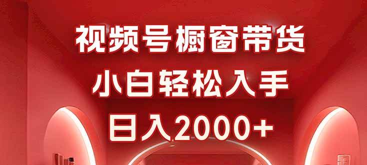 (16248期)视频号橱窗带货,小白轻松入手,日入2000+-星空网创资源