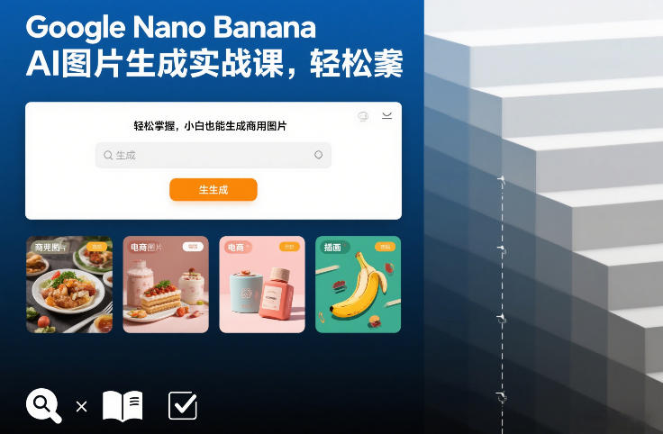 Google Nano Banana AI图片生成实战课,轻松掌握,小白也能生成商用图片-星空网创资源