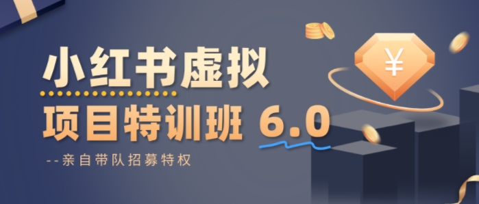 小红书虚拟项目特训课8.0,帮你从0到1打造稳定盈利的店铺,抓住流量红利(更新3月)-星空网创资源