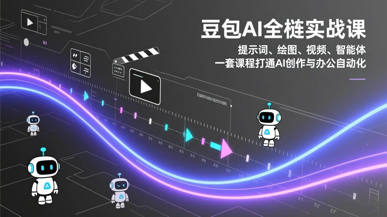 (17385期)豆包AI全栈实战课:提示词、绘图、视频、智能体,一套课程打通AI创作与办公自动化 (17385期)豆包AI全栈实战课:提示词、绘图、视频、智能体,一套课程打通AI创作与办公自动化
