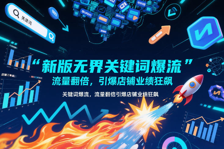 新版无界关键词爆流,流量翻倍,引爆店铺业绩狂飙-星空网创资源