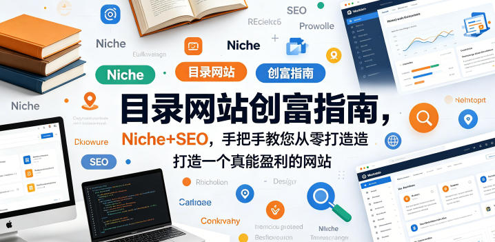 目录网站创富指南,Niche+SEO,手把手教您从零打造打造一个真能盈利的网站【原创双语字幕】-星空网创资源