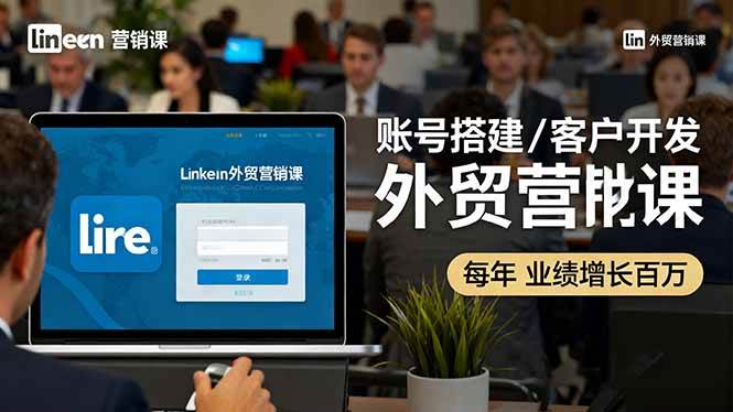 (16261期)LinkedIn外贸营销课:账号搭建/客户开发/成交转化,年业绩增长百万+-星空网创资源