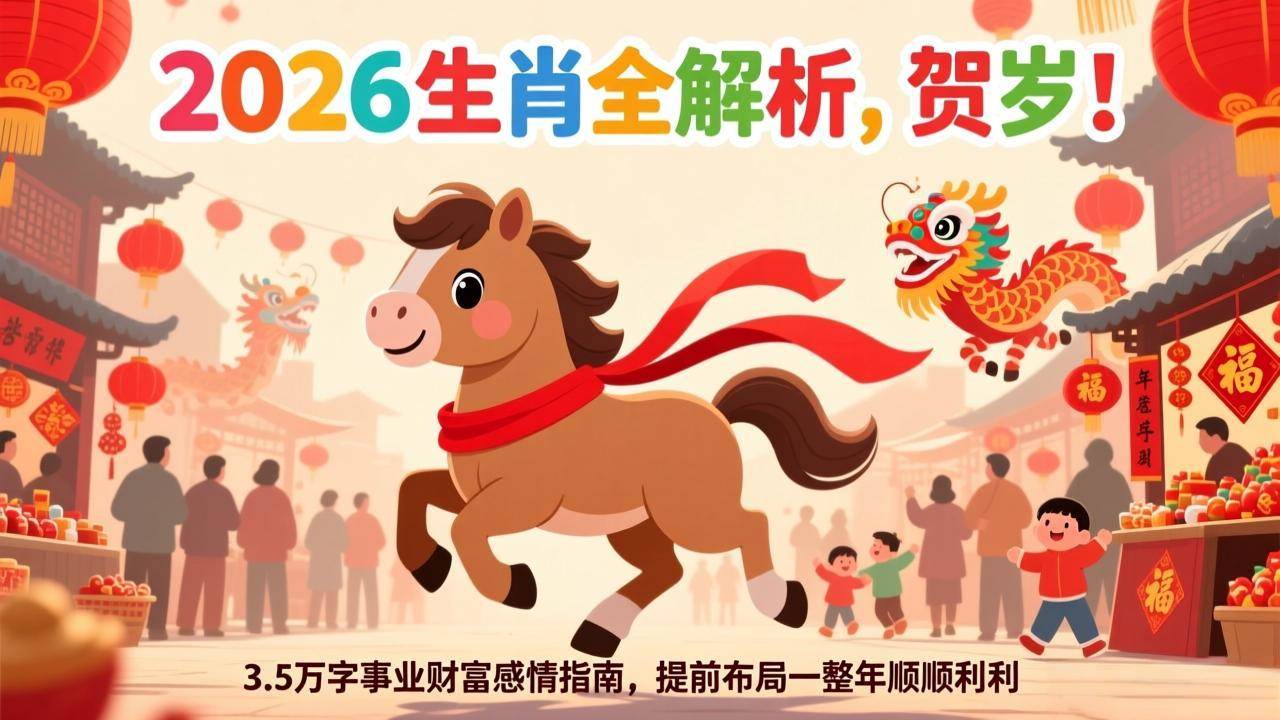 （17428期）付费文章：贺岁！2026生肖全解析，3.5万字事业财富感情指南，提前布局一整年顺顺利利-星空网创资源