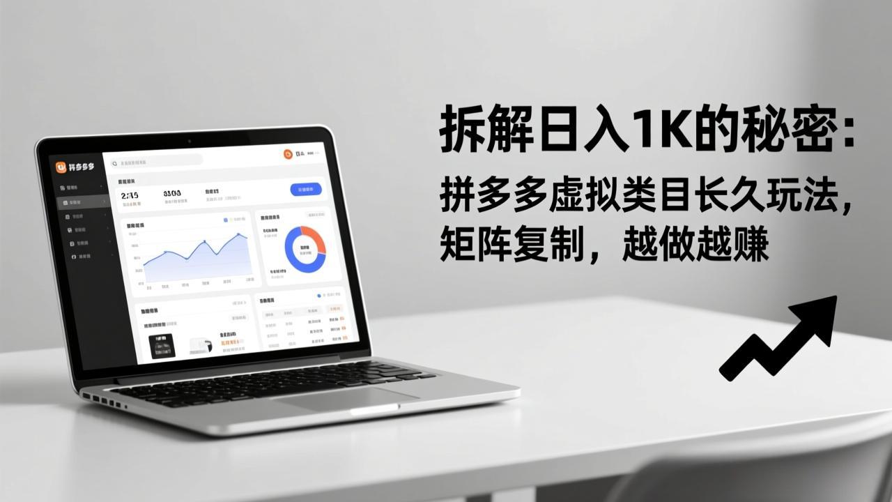 拆解日入 1K 的秘密：拼多多虚拟类目长久玩法，矩阵复制，越做越赚-星空网创资源