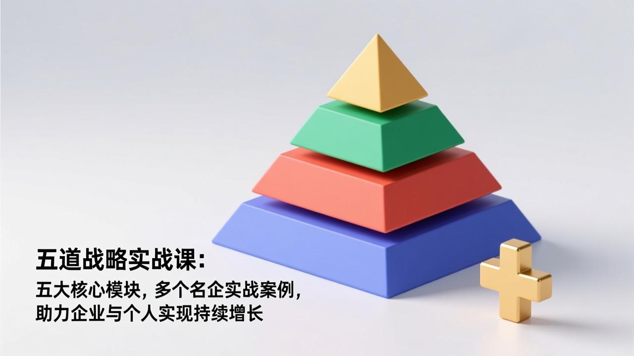 五道战略实战课:五大核心模块,多个名企实战案例,助力企业与个人实现持续增长-星空网创资源