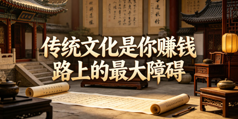 付费文章:传统文化是你賺钱路上的最大障碍-星空网创资源