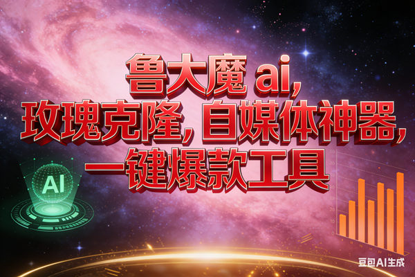 (17010期)玫瑰克隆神器,ai鲁大魔,自媒体必备神器,一键爆款,详细教程 (17010期)玫瑰克隆神器,ai鲁大魔,自媒体必备神器,一键爆款,详细教程