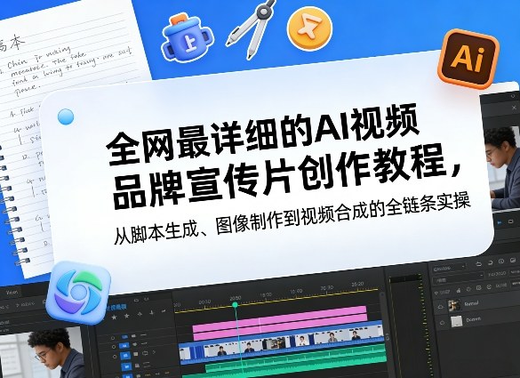 全网最详细的AI视频品牌宣传片创作教程,从脚本生成、图像制作到视频合成的全链条实操 全网最详细的AI视频品牌宣传片创作教程,从脚本生成、图像制作到视频合成的全链条实操