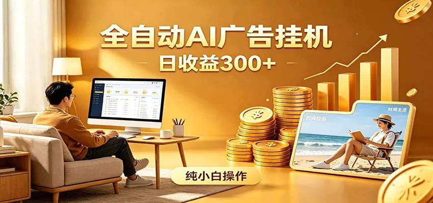 AI风口项目，全程解放双手，后台自动运行赚取收益，每天稳定收益300+-星空网创资源