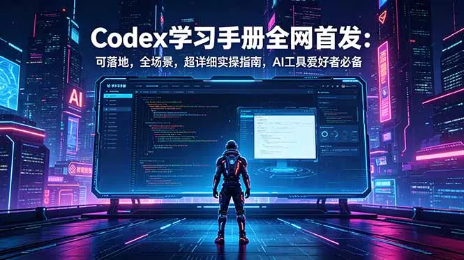 Codex学习手册全网首发:可落地,全场景,超详细实操指南,AI工具爱好者必备-星空网创资源