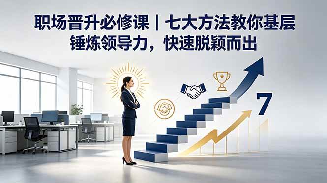 （18629期）付费文章：职场晋升必修课｜七大方法教你基层锤炼领导力，快速脱颖而出-星空网创资源