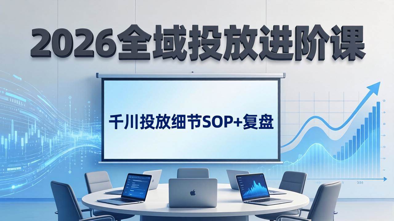 (17798期)2026全域投放进阶课:杭州线下3天实战,千川投放细节SOP+复盘,撬动自然流量 (17798期)2026全域投放进阶课:杭州线下3天实战,千川投放细节SOP+复盘,撬动自然流量
