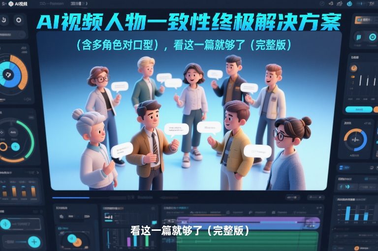 AI视频人物一致性终极解决方案(含多角色对口型),看这一篇就够了(完整版)-星空网创资源