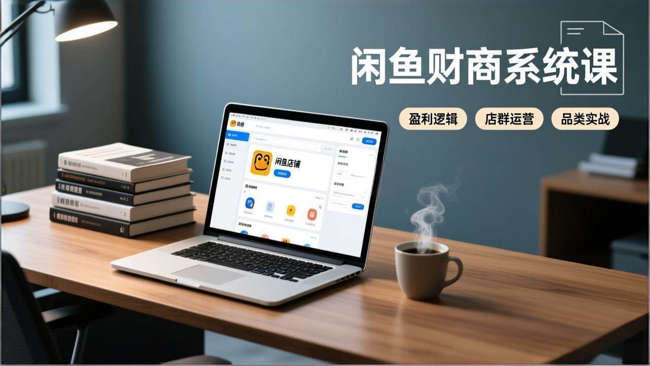 (17193期)闲鱼财商系统课:从盈利逻辑、店群运营到品类实战,实现稳定月入过万-星空网创资源