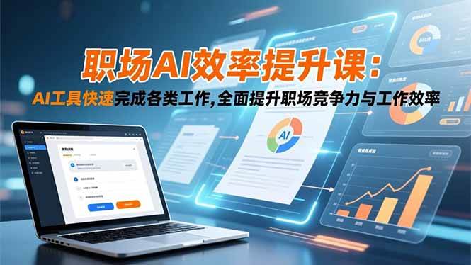 （16598期）职场AI效率提升课：AI工具快速完成各类工作,全面提升职场竞争力与工作效率-星空网创资源