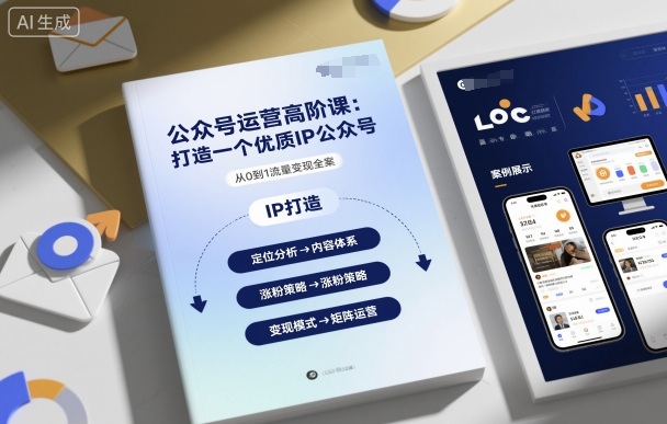 公众号运营高阶课,打造一个优质IP公众号-星空网创资源