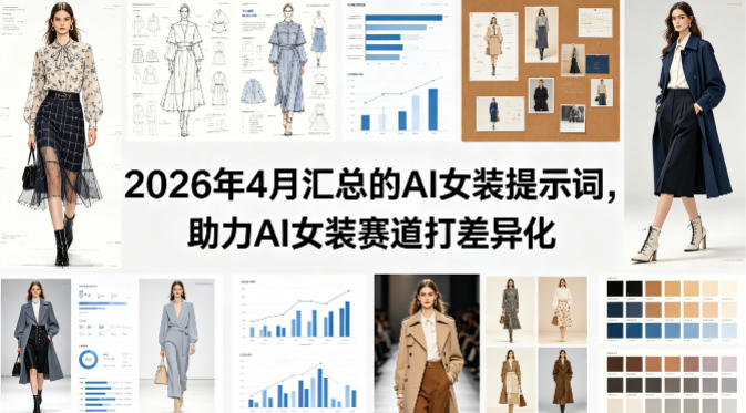 2026年4月汇总的AI女装提示词,助力AI女装赛道打差异化-星空网创资源