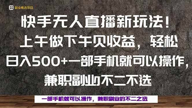 （16119期）一部手机，上午做 下午见收益，学会秒上手，轻松日入500+-星空网创资源