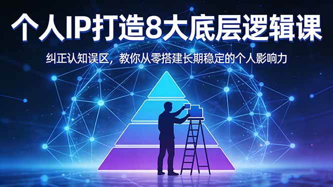 (17811期)付费文章:个人IP打造8大底层逻辑课:纠正认知误区,教你从零搭建长期稳定的个人影响力-星空网创资源