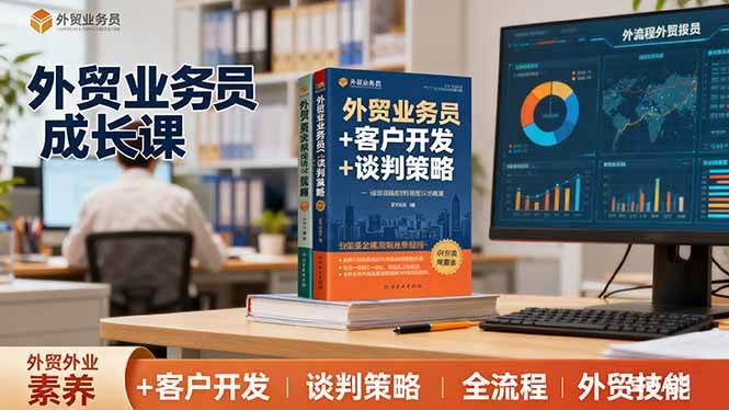 (16250期)外贸业务员成长课:职业素养+客户开发+谈判策略、掌握全流程外贸技能-星空网创资源